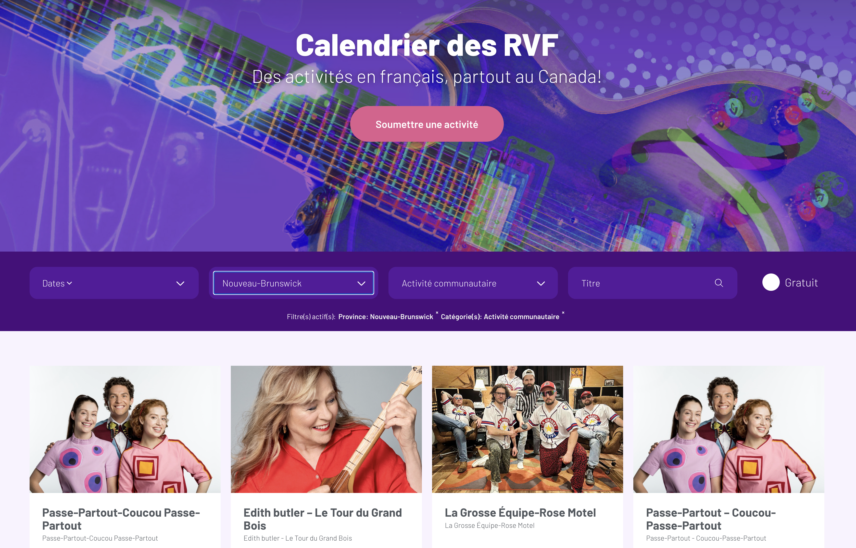 Calendrier Atlantique