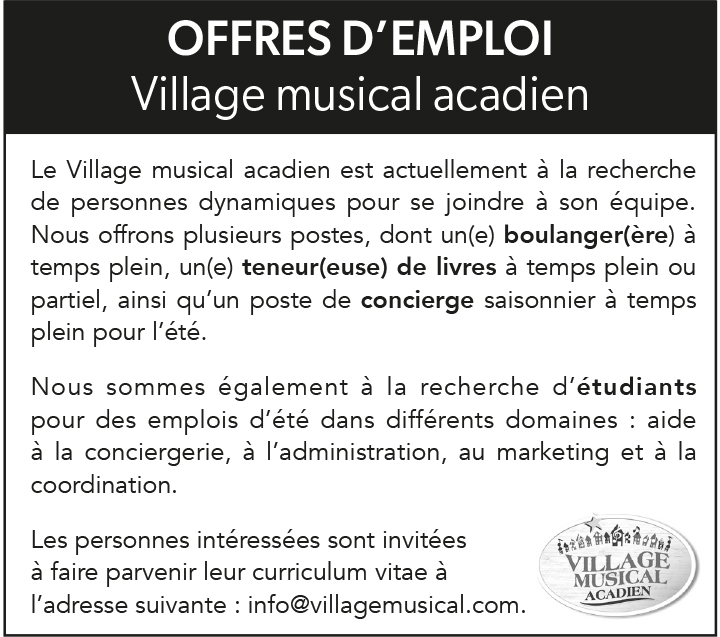 Emploi VMA