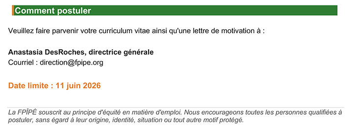 Offre emploi FPIPE 3