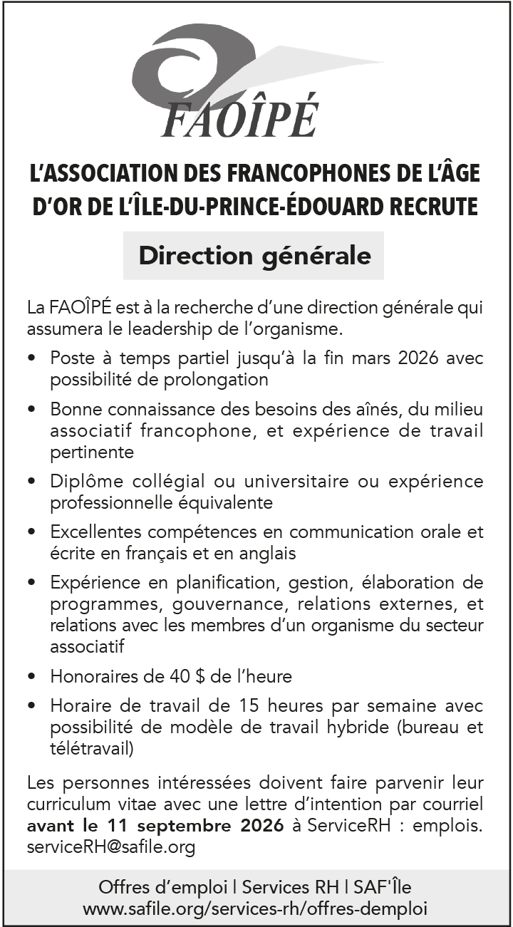 direction FAOIPE